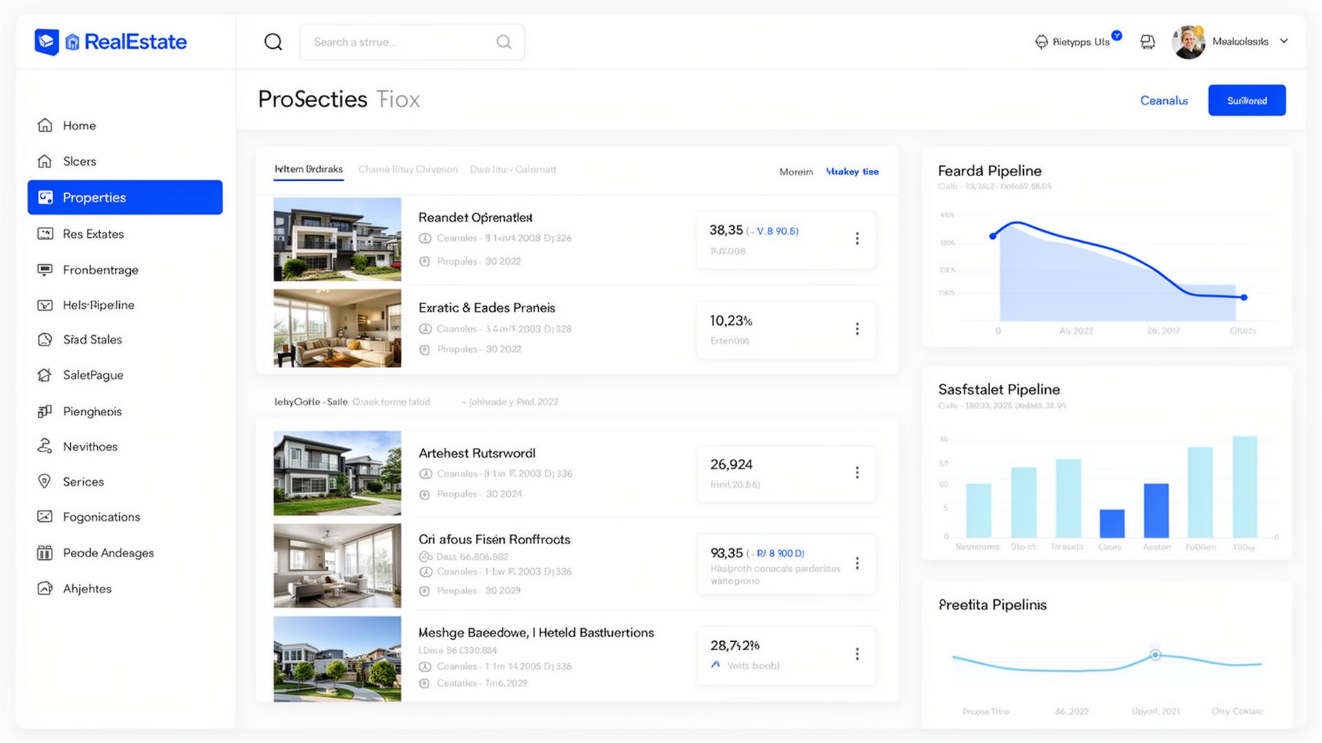 Dashboard do Liderasoft